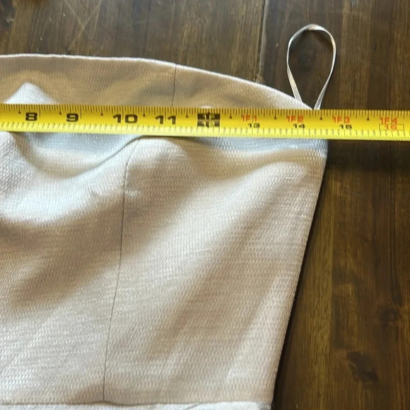 Keepsake the Label With You Dress Pale Gray Strapless Revolve Asymmetric - Picture 9 of 11